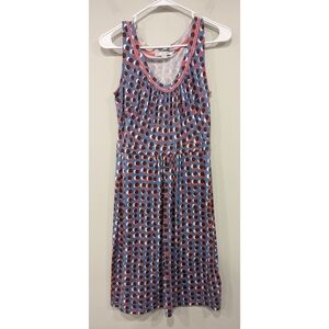 Boden Driftwood Sienna Dot Soft Cotton Sleeveless Dress Size 6